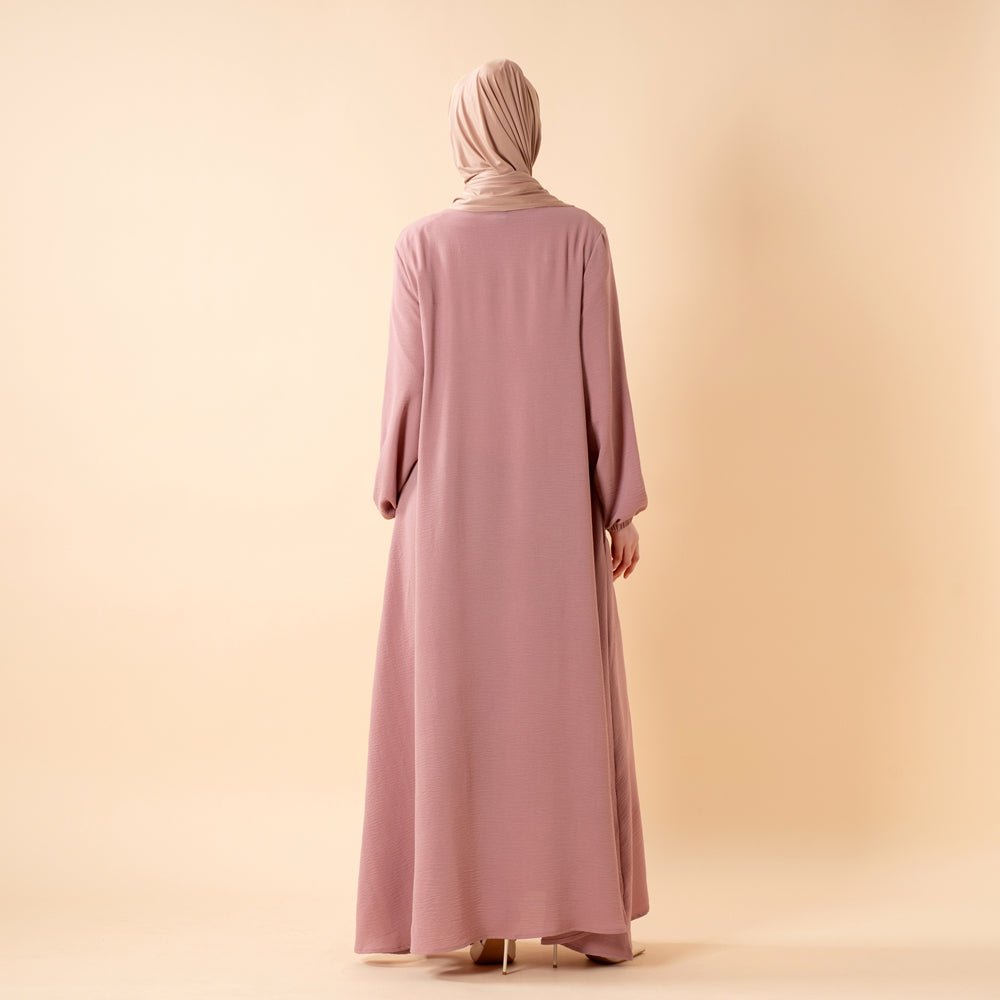 Flowy Crepe Maxi Dress with Pockets